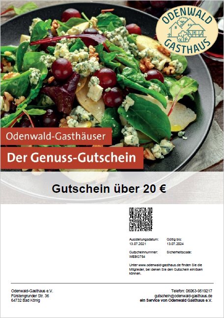 Gutscheine-Muster